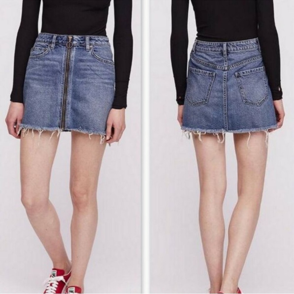 Free People We the Free Zip It Up Miniskirt 24